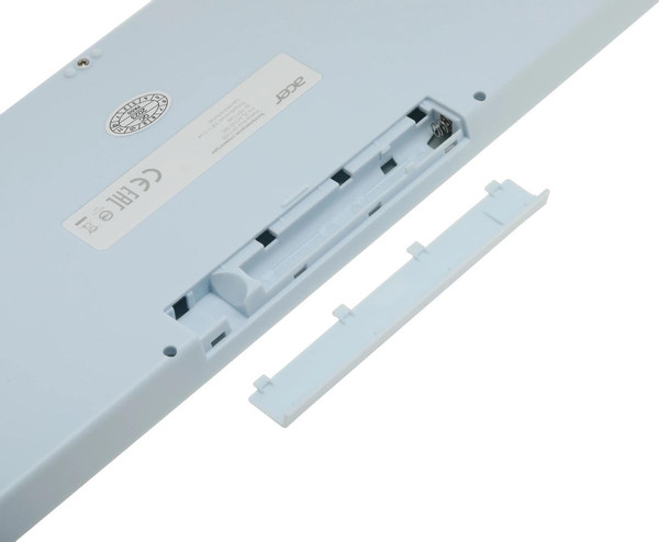 Изображение товара Комплект клавиатура и мышь Acer OCC205 / ZL.ACCEE.00C (белый/голубой)