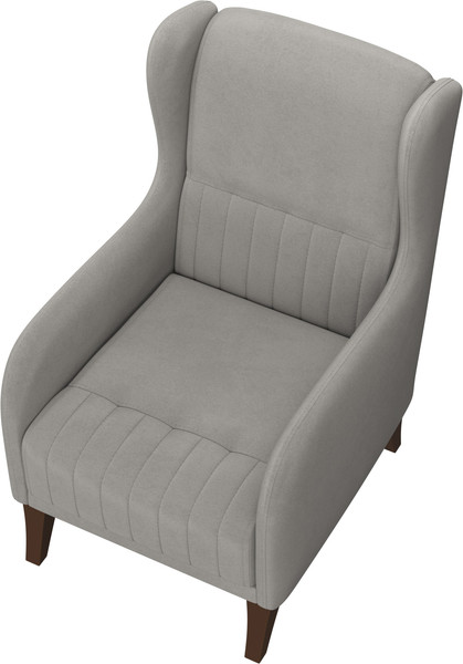 Изображение товара Кресло мягкое Олмеко ЕвроМагнат М (велюр, тенерифе стоун)