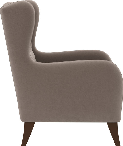 Изображение товара Кресло мягкое Олмеко ЕвроМагнат М (велюр, тенерифе хумус)