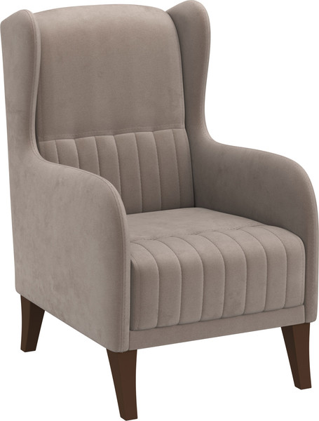 Изображение товара Кресло мягкое Олмеко ЕвроМагнат М (велюр, тенерифе хумус)