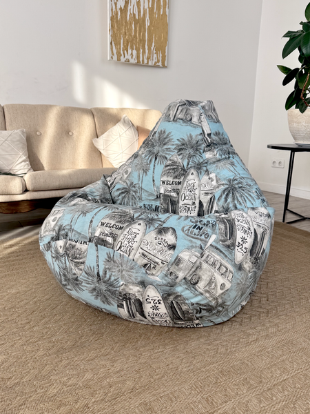 Изображение товара Бескаркасное кресло Flagman Груша Макси XXL Г2.4-148  (калифорния А30)