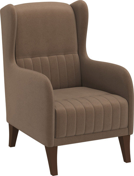 Изображение товара Кресло мягкое Олмеко ЕвроМагнат М (велюр, тенерифе шоколад)