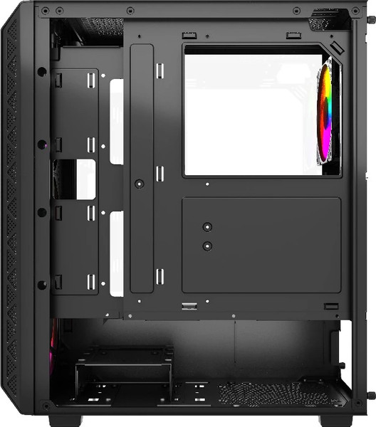 Изображение товара Корпус для компьютера Powercase Mistral S4B Tempered Glass / CMSB-L4 (черный)