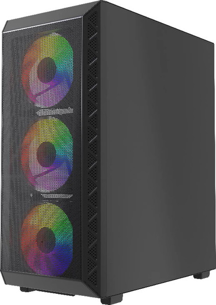 Изображение товара Корпус для компьютера Powercase Mistral S4B Tempered Glass / CMSB-L4 (черный)