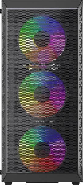 Изображение товара Корпус для компьютера Powercase Mistral S4B Tempered Glass / CMSB-L4 (черный)