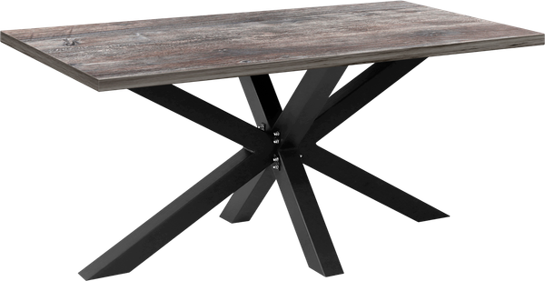 Изображение товара Обеденный стол Millwood Кейптаун 180x90 (сосна пасадена/металл черный)