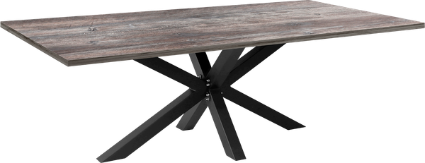 Изображение товара Обеденный стол Millwood Кейптаун 250x120 (сосна пасадена/металл черный)