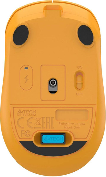 Изображение товара Мышь A4Tech Fstyler FG15C Air2 (желтый)