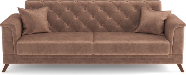 Изображение товара Диван Олмеко Амарант М (велюр, тенерифе корица)