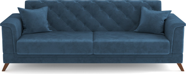 Изображение товара Диван Олмеко Амарант М (велюр, тенерифе океан)