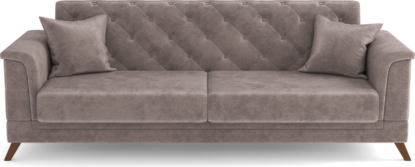 Изображение товара Диван Олмеко Амарант М (велюр, тенерифе стоун)