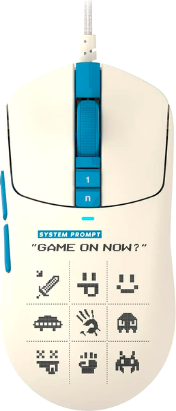 Изображение товара Мышь A4Tech Bloody W72 Ultra Pixels Blue (рисунок/бежевый/голубой)