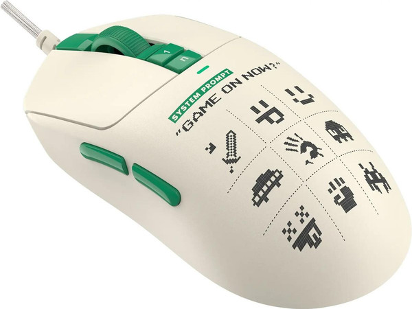 Изображение товара Мышь A4Tech Bloody W72 Ultra Pixels Green (рисунок/бежевый/зеленый)