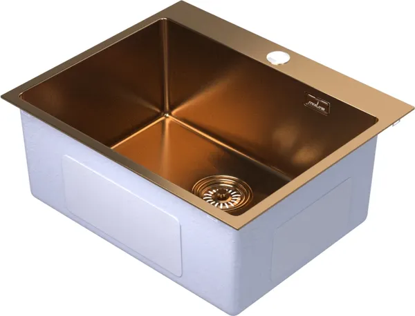 Изображение товара Мойка кухонная Mixline Pro 555135 (бронза, с сифоном)