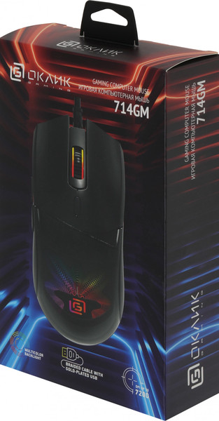 Изображение товара Мышь Оклик 714GM (черный)