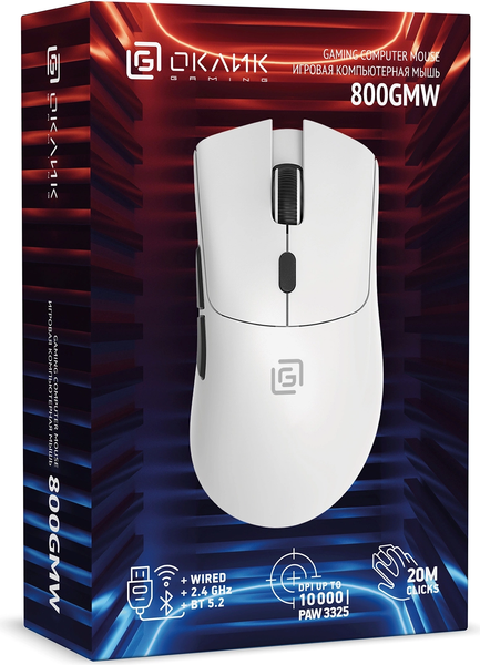 Изображение товара Мышь Оклик 800GMW (черный)