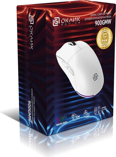 Изображение товара Мышь Оклик 900GMW (белый)