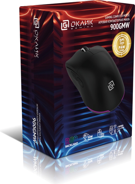 Изображение товара Мышь Оклик 900GMW (черный)