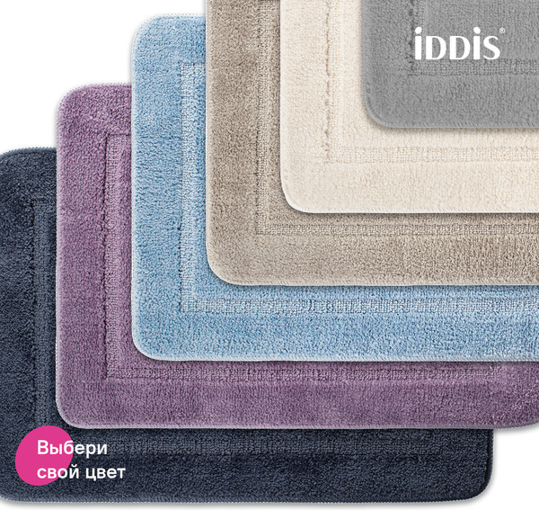 Изображение товара Коврик для ванной IDDIS PSQS06Mi12 (серый)
