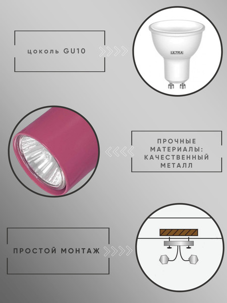 Изображение товара Точечный светильник Nowodvorski Eye 5252 (розовый)