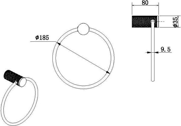 Изображение товара Кольцо для полотенца Allen Brau Priority 4.0 6.31C14-31 / 327960