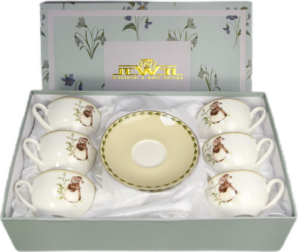 Изображение товара Набор для чая/кофе JEWEL Мамина любовь ПС0044-03 (12пр, нью бон)