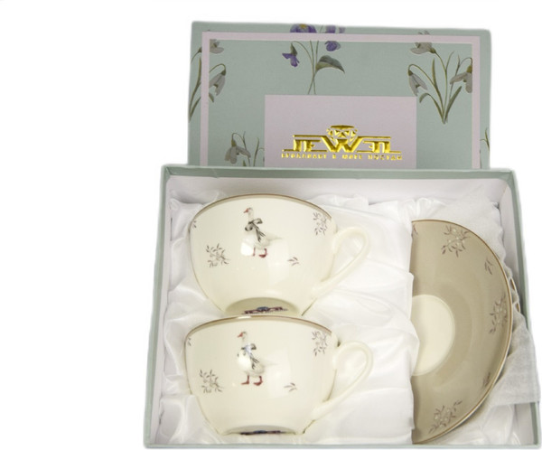 Изображение товара Набор для чая/кофе JEWEL Птичий двор ПС0052-03 (4пр, нью бон)