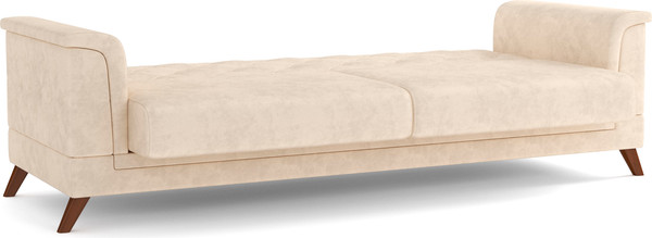 Изображение товара Комплект мягкой мебели Олмеко Амарант М 3-1 (велюр, тенерифе крем)