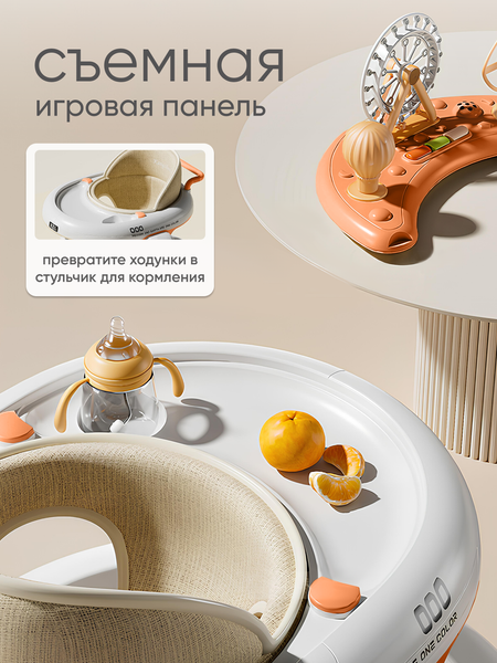Изображение товара Ходунки Solmax&Kids YI99833 (желтый/белый)