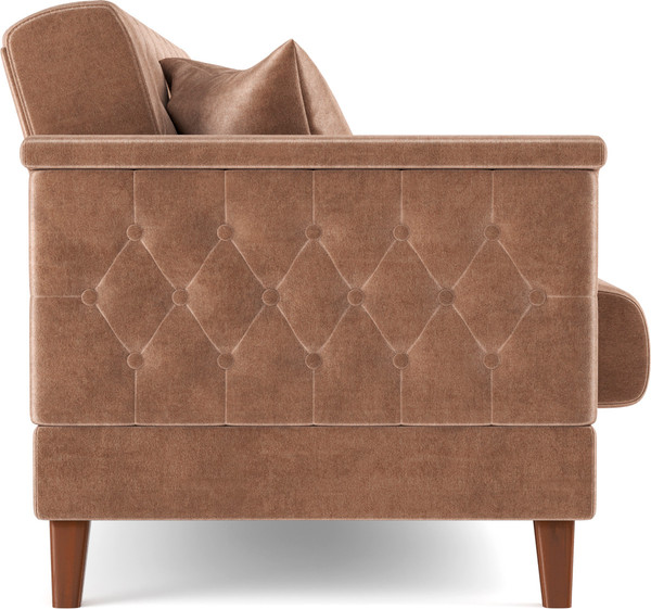 Изображение товара Комплект мягкой мебели Олмеко Амарант М 3-1 (велюр, тенерифе хумус)