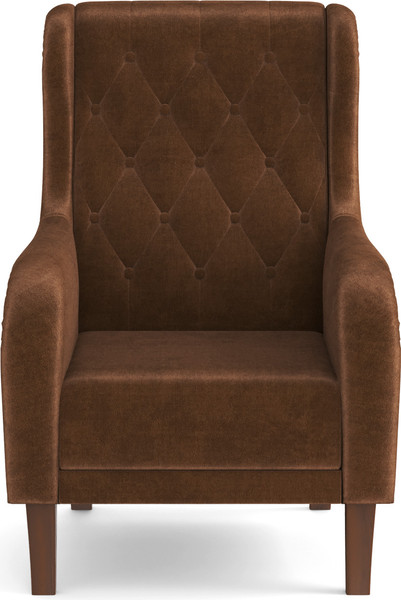 Изображение товара Комплект мягкой мебели Олмеко Амарант М 3-1 (велюр, тенерифе шоколад)