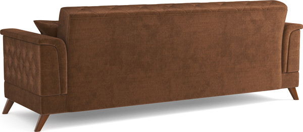 Изображение товара Комплект мягкой мебели Олмеко Амарант М 3-1 (велюр, тенерифе шоколад)