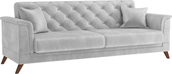 Изображение товара Комплект мягкой мебели Олмеко Амарант М 3-1-1 (велюр, тенерифе грей)