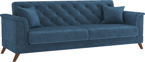 Изображение товара Комплект мягкой мебели Олмеко Амарант М 3-1-1 (велюр, тенерифе океан)