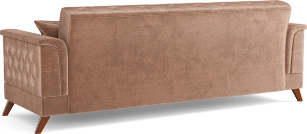 Изображение товара Комплект мягкой мебели Олмеко Амарант М 3-1-1 (велюр, тенерифе хумус)