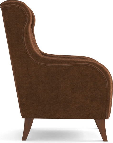 Изображение товара Комплект мягкой мебели Олмеко Амарант М 3-1-1 (велюр, тенерифе шоколад)