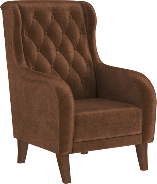 Изображение товара Комплект мягкой мебели Олмеко Амарант М 3-1-1 (велюр, тенерифе шоколад)