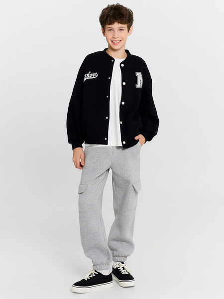 Изображение товара Штаны детские Mark Formelle 183370-1 (р.140-68-60, серый меланж)