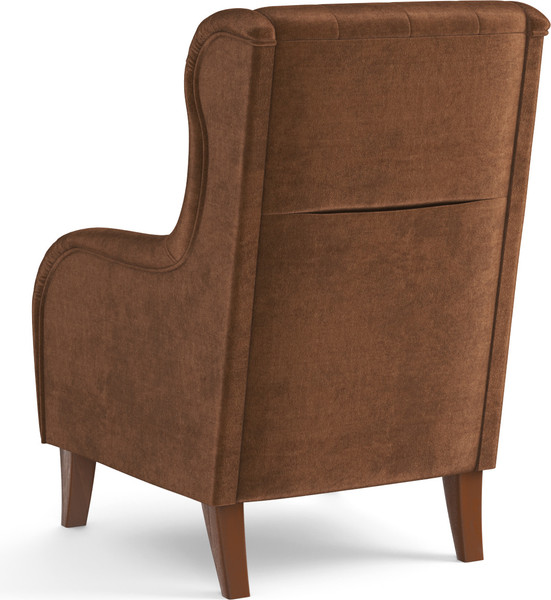 Изображение товара Кресло мягкое Олмеко Амарант М (велюр, тенерифе шоколад)