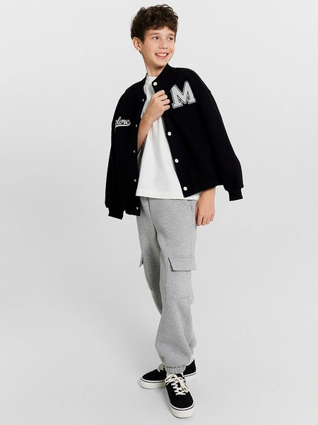 Изображение товара Штаны детские Mark Formelle 183370-1 (р.146-72-63, серый меланж)