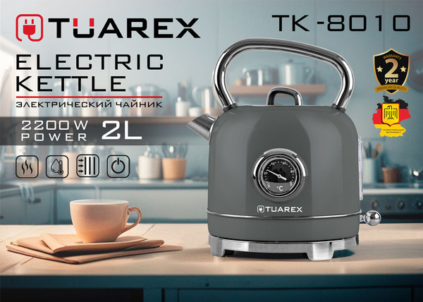 Изображение товара Электрочайник Tuarex TK-8010 (графит)