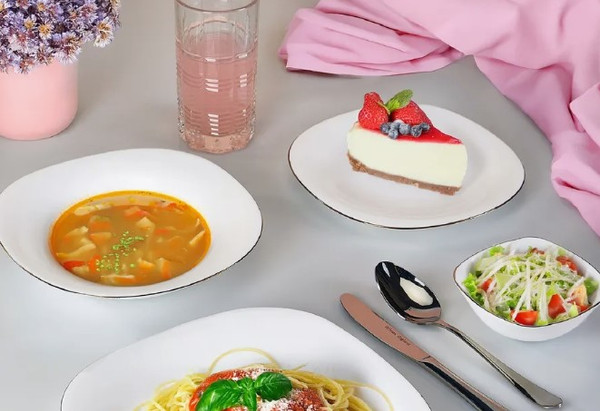 Изображение товара Салатник ROYAL GARDEN Square Classic Gold C RG-C0042