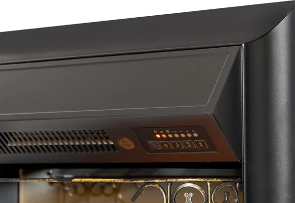 Изображение товара Каминокомплект Смолком Brighton Corner Std-Asp Fobos Fx M Black Rc (бьянко белый)