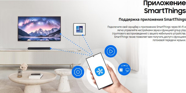Изображение товара Звуковая панель (саундбар) Samsung HW-S60D/RU