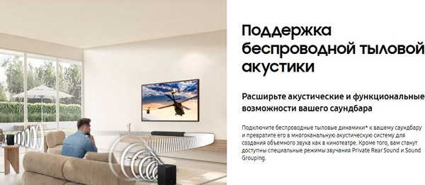 Изображение товара Звуковая панель (саундбар) Samsung HW-S60D/RU