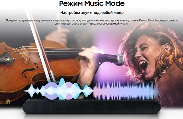 Изображение товара Звуковая панель (саундбар) Samsung HW-S60D/RU