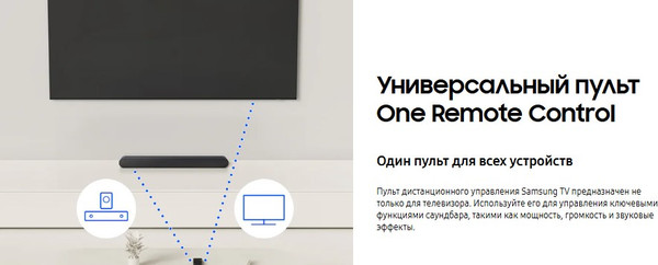 Изображение товара Звуковая панель (саундбар) Samsung HW-S60D/RU