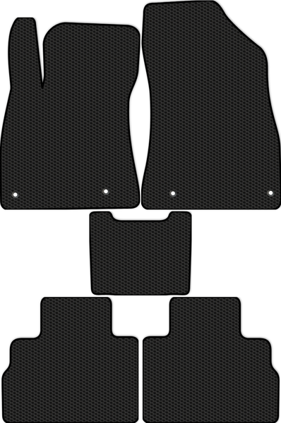 Изображение товара Комплект ковриков для авто Alicosta 2436_1 для Nissan Sentra VIII седан/B18 2019-н.в. (EVA соты, черный)