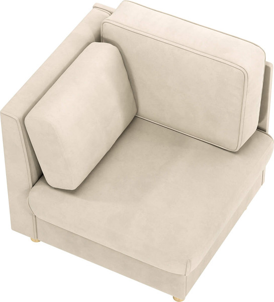 Изображение товара Кресло мягкое Олмеко Шелдон (букле, Лайк кремовый 100)