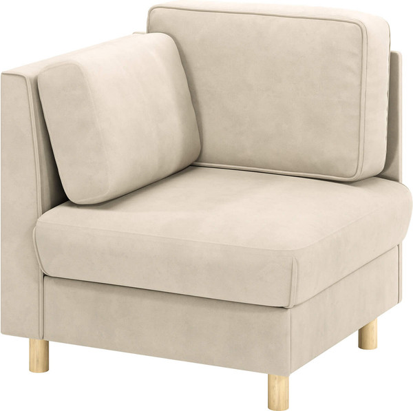 Изображение товара Кресло мягкое Олмеко Шелдон (букле, Лайк кремовый 100)